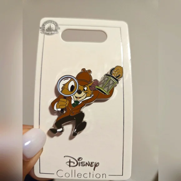 NWT Disney Collection, The Great Mouse Detective, Basil of Baker Street Pin, New - Picture 2 of 4